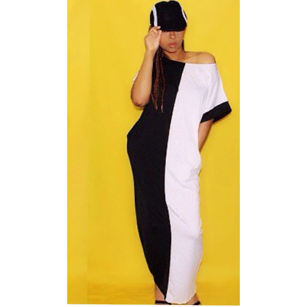 Color Block Maxi